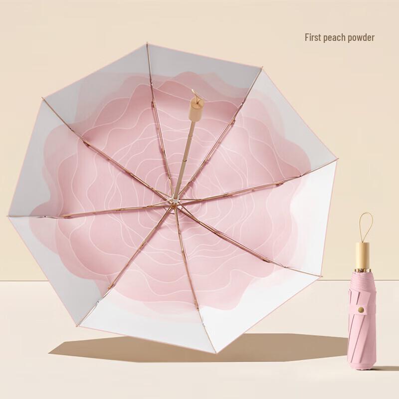 MAYDU M5206 Mini Wavy Automatic Dual-Use Umbrella