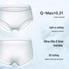 Langsha Women's Ice Silk Antibacterial Briefs 5-Pack