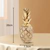 Creative Golden-plated Fruits Statue Apple/pear Ornaments Desk Decoration Resin Crafts Pineapple Sculpture Room Aesthetic Decor