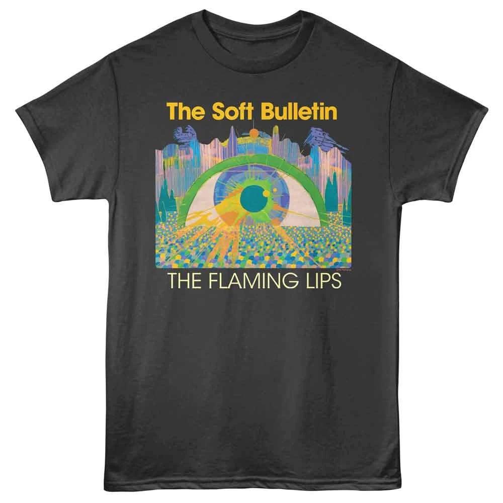 

Flaming Lips - Soft Bulletin - Front Print Adult Solid T-Shirt - Smoke L