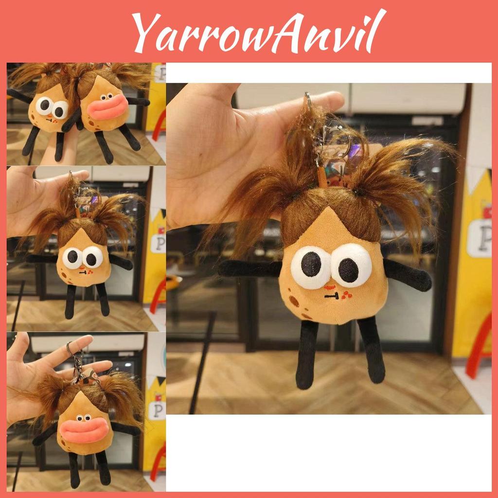 Adorable Plush Potato Sausage Mouth Toy Funny Animal Keychain Gift 12cm