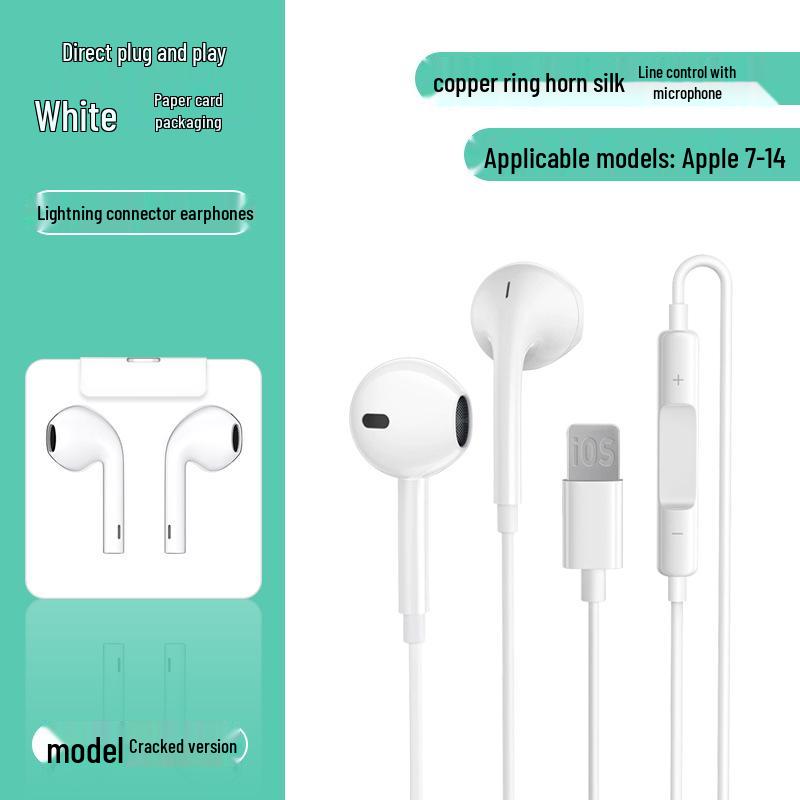 Apple Kabelgebundene Kopfhörerkabel für iPhone 14/15/16/17 mit In-Ear Gaming-Steuerung