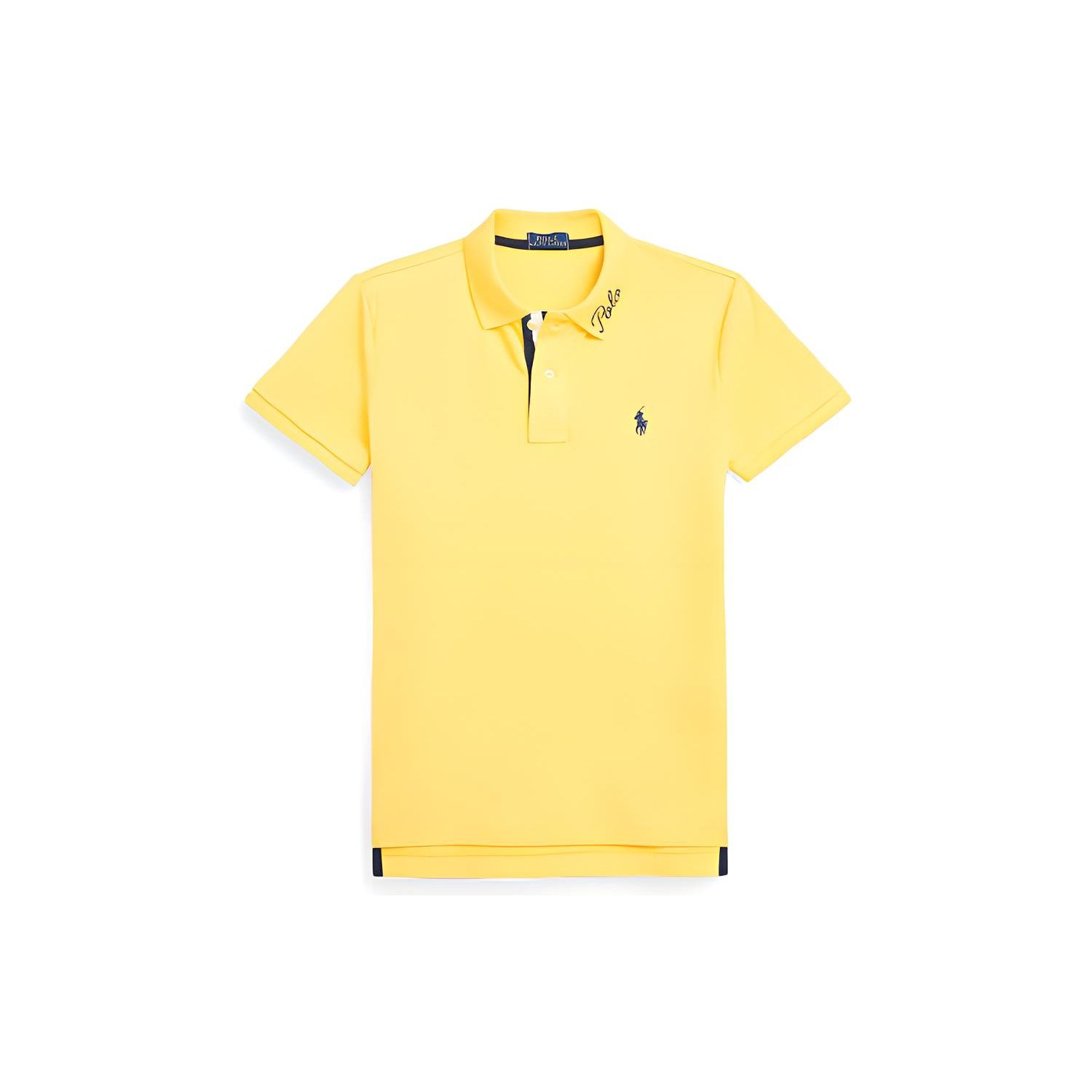 

Polo Ralph Lauren Ss22 Хлопковое сетчатое однотонное поло с коротким рукавом Женские топы Желтый WMPOKNINCU20470-700 S