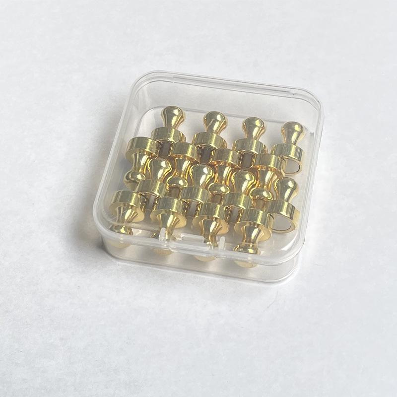 Strong Neodymium Magnetic Pushpins for Teaching, Office & Sales: Heavy-Duty for Whiteboards & Refrigerators.
