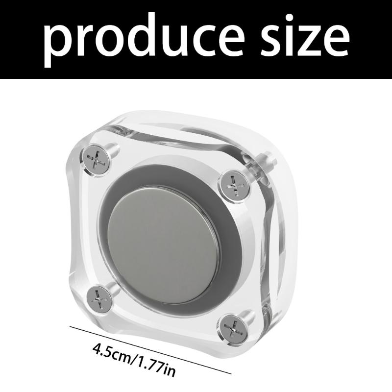 Magnetic Case Acrylic Holder Storage Box Waterproof Clear Square Cover Easy Installation Tracking Device Case