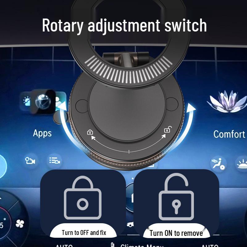 2025 Magnetic Gel Suction Car Phone Holder – Navigation Support