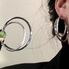 European and American Fashion High-end Atmospheric Earrings Trendy Cool Earrings Versatile Personalized Party Big Earrings Exquisite Commuter Earrings