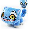 YOUKUKE Demon Hunter Plush Toy, Roaring Tiger Design, Collectible Doll for Kids and Adults, 18*10cm, Blue