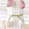 1 Paar Elegante Tulpen-Vorhangbänder Verstellbare Vorhangschnalle Elegante Vorhänge Kordel Wohnzimmer