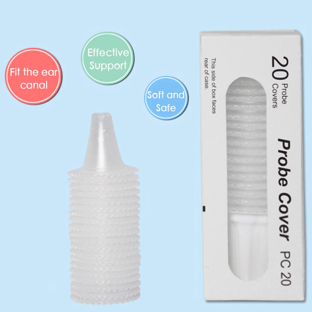 Minnie 20pcs Ear Thermometer Cover Replacement Lens Filters Probe for