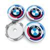 For BMW M E34 E36 E60 E90 E46 F10 F20 F30 X5 X6 X1 M3 M5 M6 X5M X3M E71 4pcs 60mm Car Wheel Center Hub Cap Rim Cover Emblem Stickers