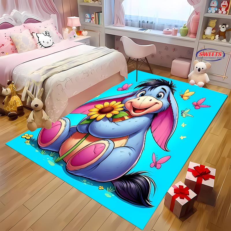 Neue Regale ! Beliebter Winnie Puuh I-Aah Teppich, Wohnzimmer Schlafzimmer Büro Kinderzimmer der Wahl, Rutschfeste Waschbare Matte