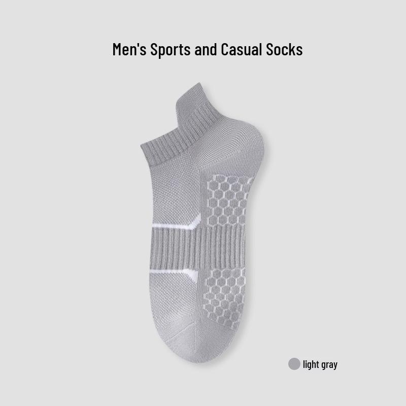 Atmungsaktive Baumwoll-Knöchelsocken für Herren - Hitzableitend, Abriebfest, Mesh-Sportsocken