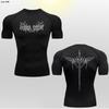 Pánské tričko s krátkým rukávem Kompresní tričko Letní boxerský dres Pánský rashguard Košile do posilovny Fitness Rychleschnoucí těsné tričko Anime