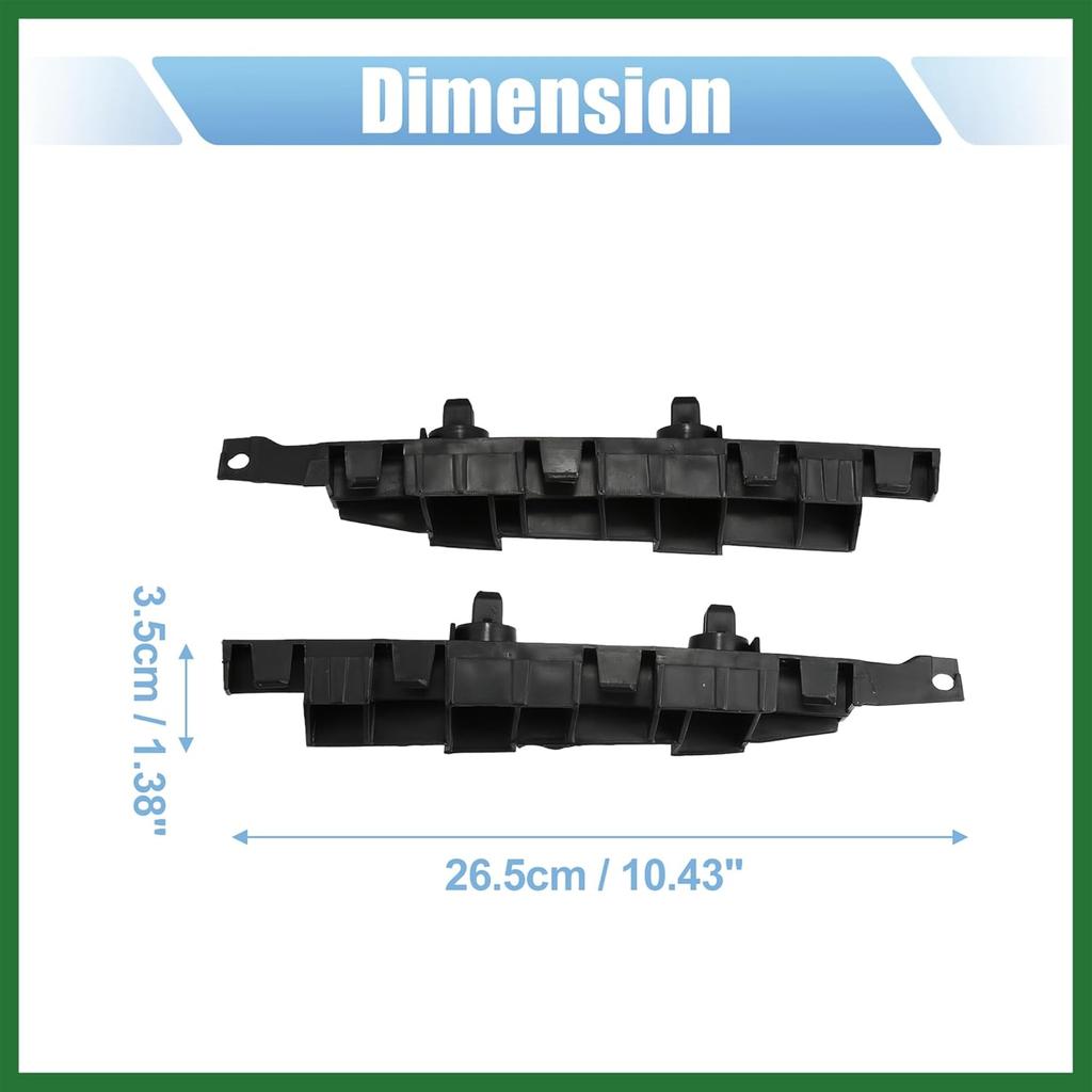 Motoforti 1 Pair Front Bumper Mount Support Bracket for Honda Accord 2006 2007 71193SDAA10 71198SDAA10 Left and Right Side Long-lasting