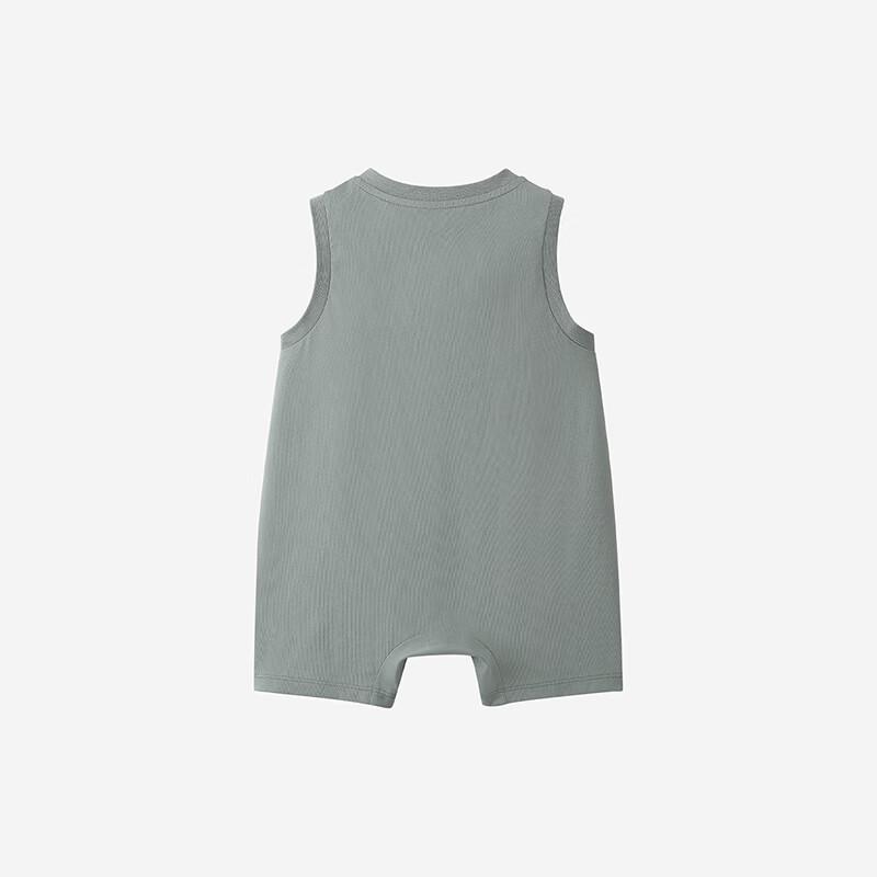 YEEHOO Baby Boy Summer Striped Cotton Romper