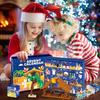New Year Advent Calendar - Christmas Countdown Calendar With 24 Building Block Toys