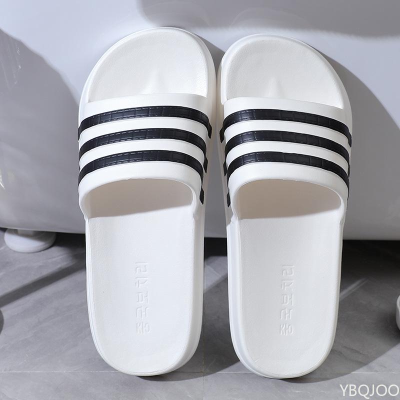 

Fashion 2025 New Women s summer Slippers Indoor home light Shoes Bathroom shower couple slipper Outdoor beach comfort men slippers Mujer 44-45 белый