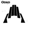 6 Pcs Car Glossy Piano Black Window Pillar Posts Door Trims Cover Sticker for VW Jetta    Auto Exterior Accessories