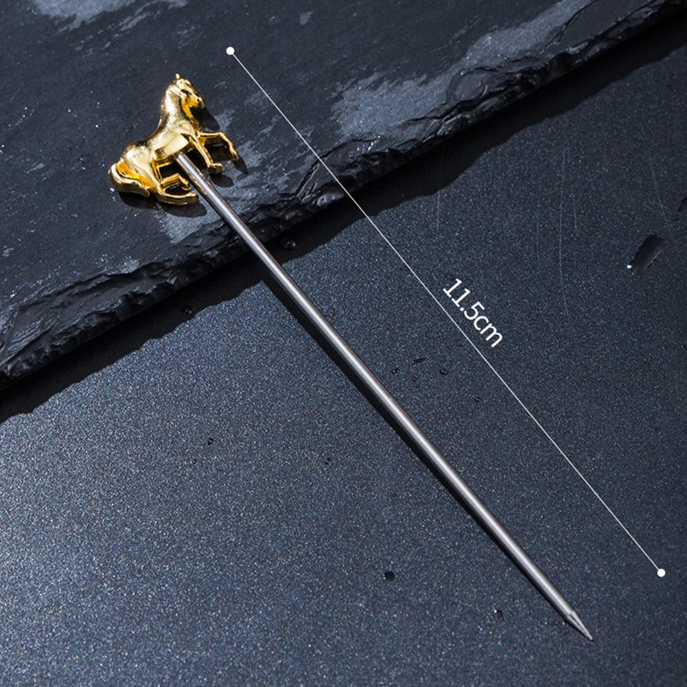 Stainless Steel Fruit Sticks Cocktail Pick  for Party Wedding Bar KTV