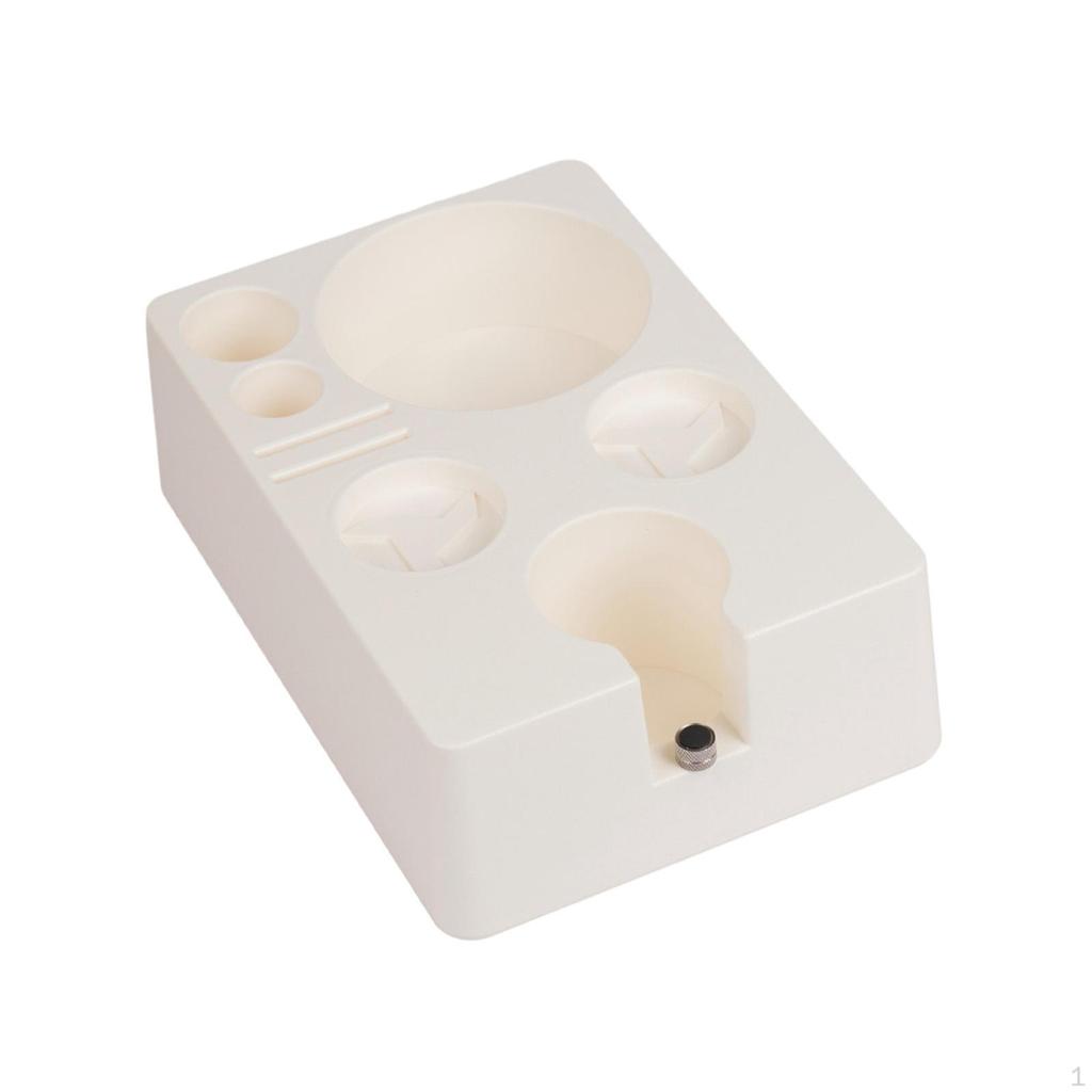 Coffee Holder Espresso Storage Box Universal Tool Non-slip Tamping Station for Countertop