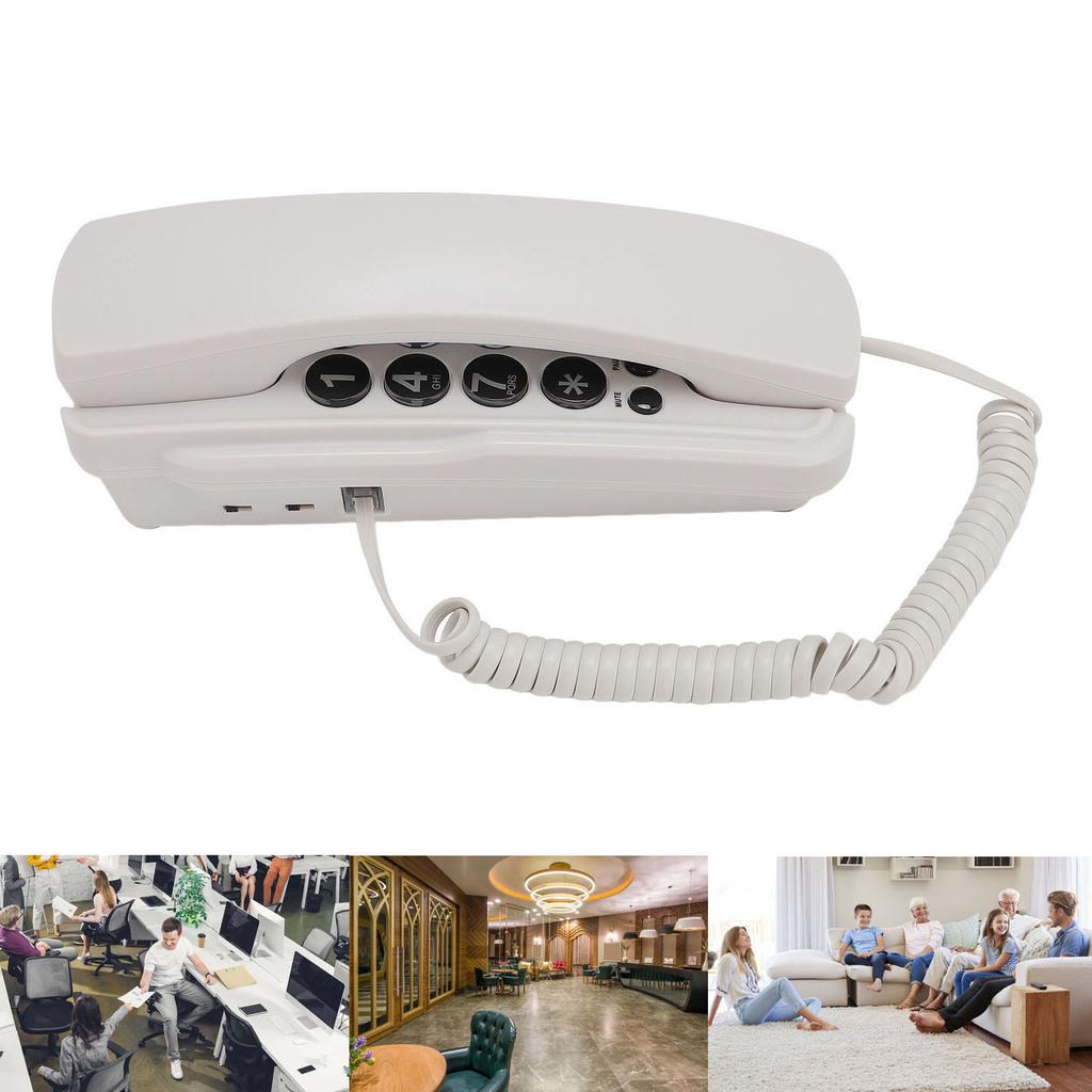 Wall Mount Phone Corded Volume Wall Telephone for Hotel