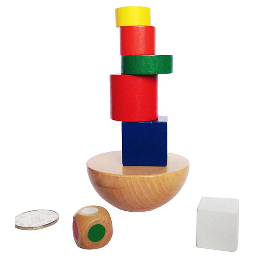Wooden Hemisphere Balance Game – Educational Toys & Building Blocks for Children Wood