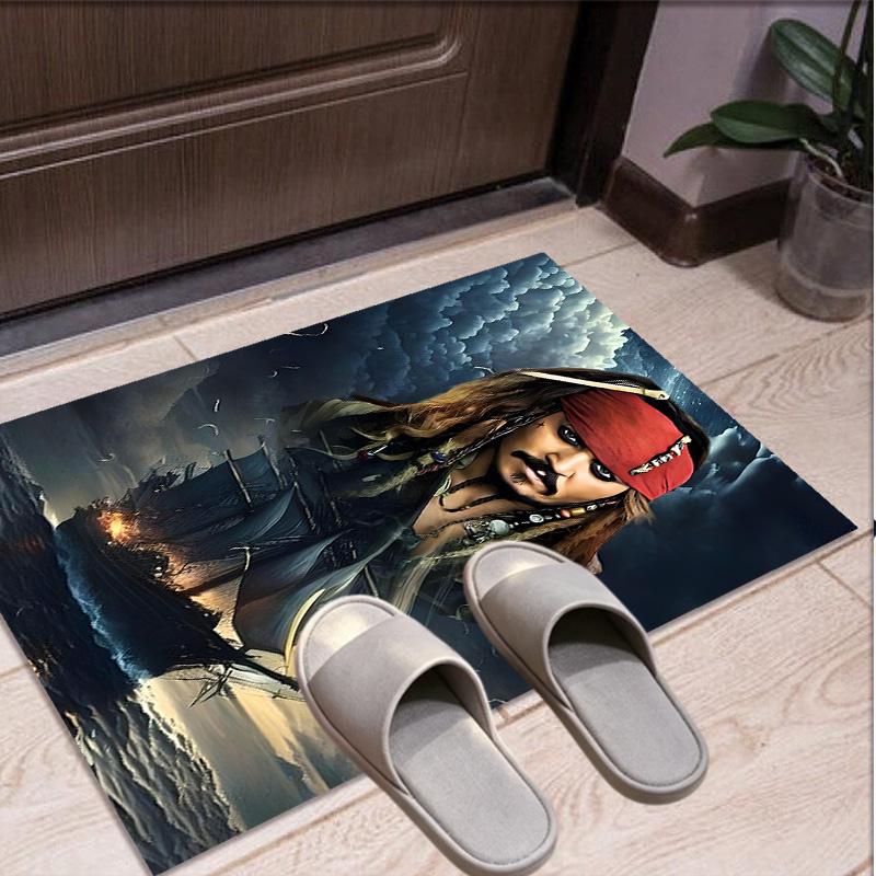 Captain Jack Sparrow Pattern Rug, Indoor/Outdoor Mat, for Picnic, Gameroom, Bedroom, Office, Living Room, Home Decor Carpet, Birthday Gift
