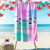 Among Us Custom Name Print Beach Towel, Large Soft Quick Dry Towel for Beach Camping Swimming