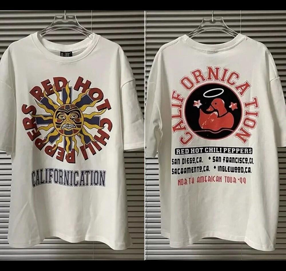 

Red Hot Chili Peppers Californicatio wbr/ n Unisex White 2 Sides T-shirt S-5XL VN2019 Unisex T-Shirt XXXXL