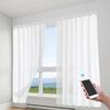 Smart Motorized Curtain Track, Adjustable Length 2.16-4.2M, Durable Curtain Rail System With Remote Control Fit For Most Windows