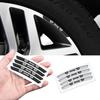 4pcs Aluminum Car Badge Wheel Hub Stickers Auto Rims Decoration Decal For Compass Grand Patriot Liberty Hawk Commander JPB
