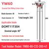 45°-75° CNC V-Shaped Dovetail Groove Milling Cutter with Inner Hole