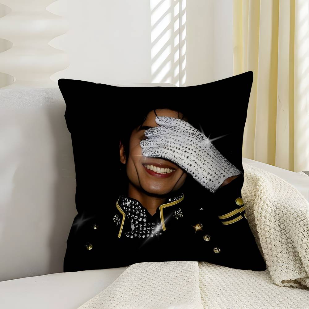 MJ Mmichael Jjackson Pillow Gifts Home Office Furnishings Bedroom Sofa Car Cushion Cover Case Xcm