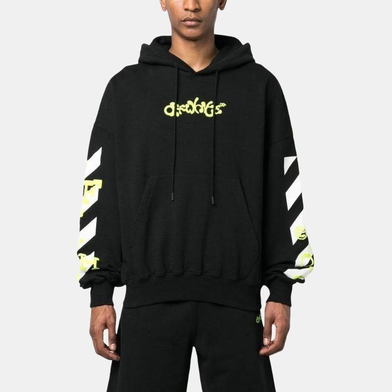 Off-White Diag Arrows-Logo Hoodie Men's OMBB110S23FLE0021050