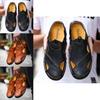 Men's Genuine Leather Sandals Soft Beach Shoes For Summer Comfort And Style