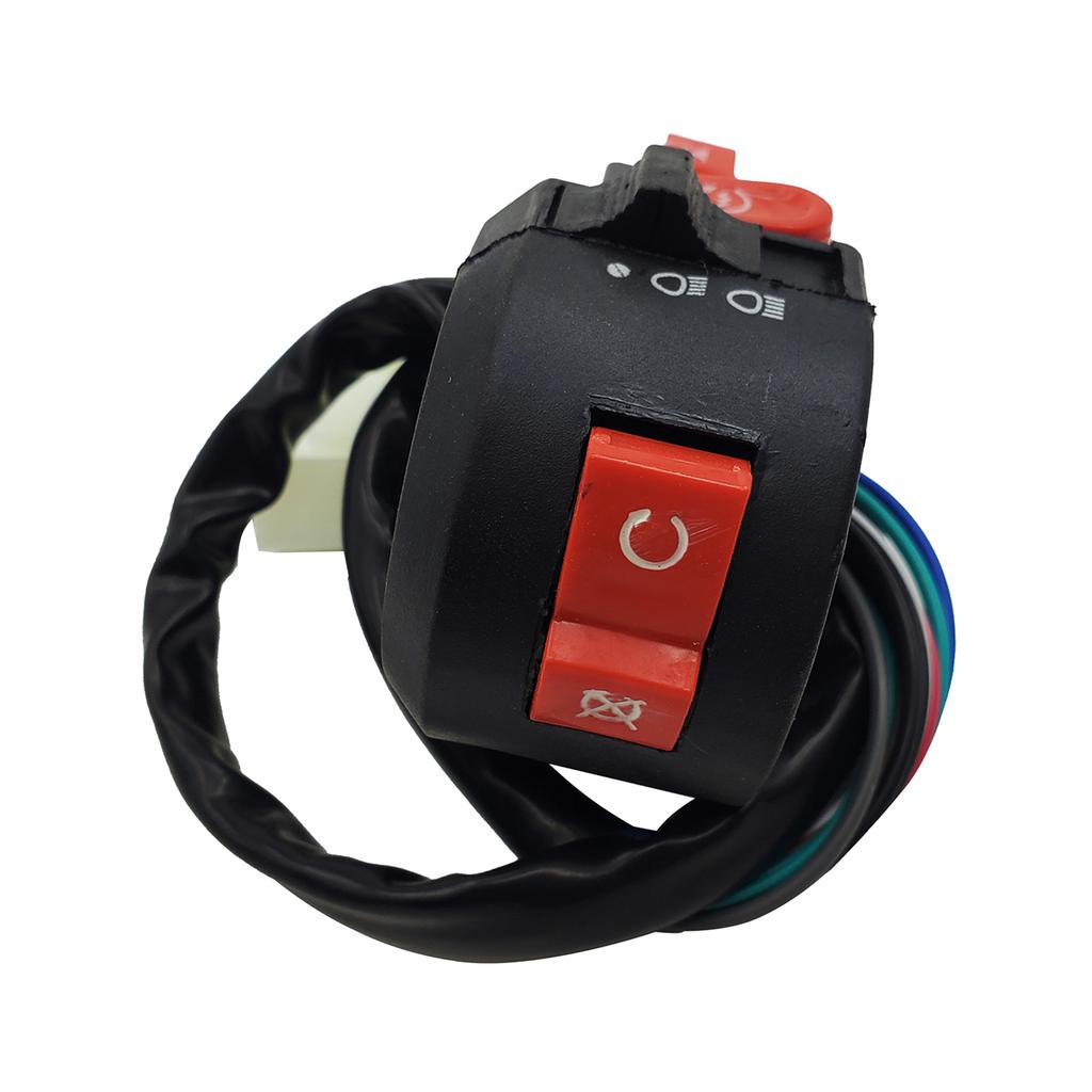 4 Function Kill Electric Start Light Horn Switch For 110cc 125cc 150cc 200cc 250cc ATV Motorcycle Dirt Pit