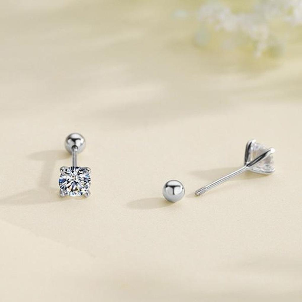 Women's Accessories Sari Mini First Simple Cubic Piercing