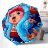 Tony Tony Chopper One Piece Automatischer Klappschirm mit stabilem Eisengestell, Tragbarer Kompakter Reiseschirm Ganzjahresnutzung Partys 0807070