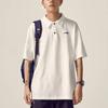 Li Ning Logo Print Casual Short Sleeve Polo Shirt Men Tops White APLT137-2