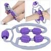 Leg Massager Ring Fitness Roller Massage Equipment Yoga Foam Roller Shaft Dark Purple