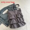 Nylon Tote Bag With Ruffle Design For Casual Daily Use