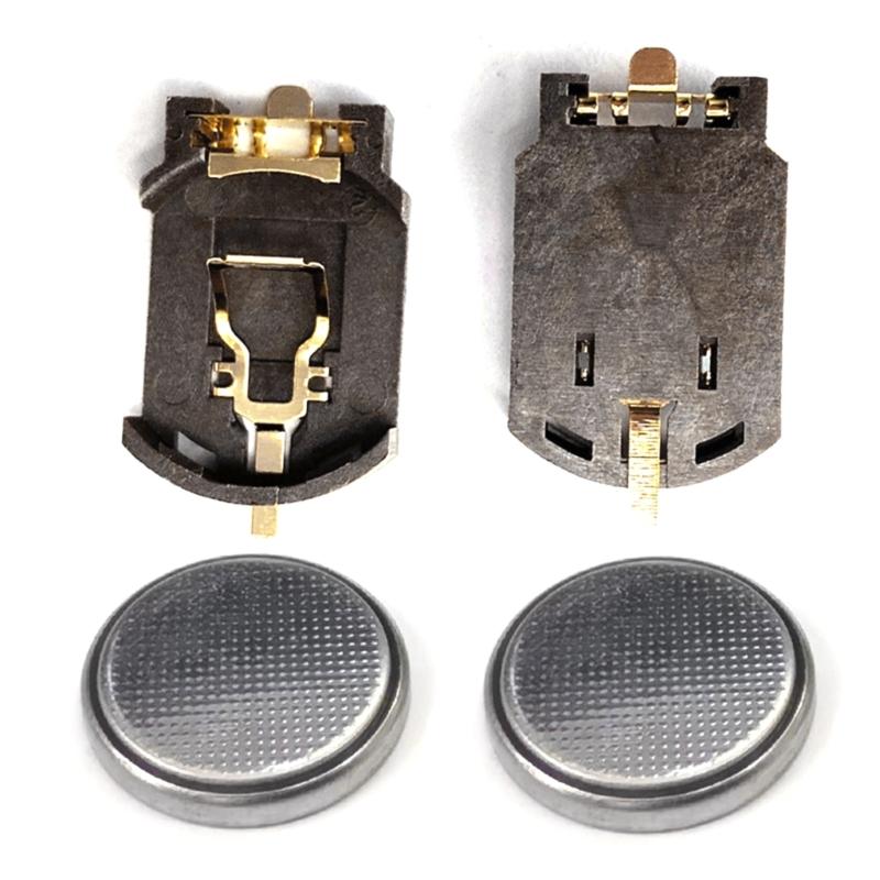 Compactly ABS Metal 3V CR2025 Battery Holder Easy Installation Durability Design For Small Electronics Travel Use