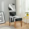 Spandex Chair Cover Stretch XL Size Long Back Chair Covers Seat Covers with Back for Wedding Dining Room Chairs for Kitchen