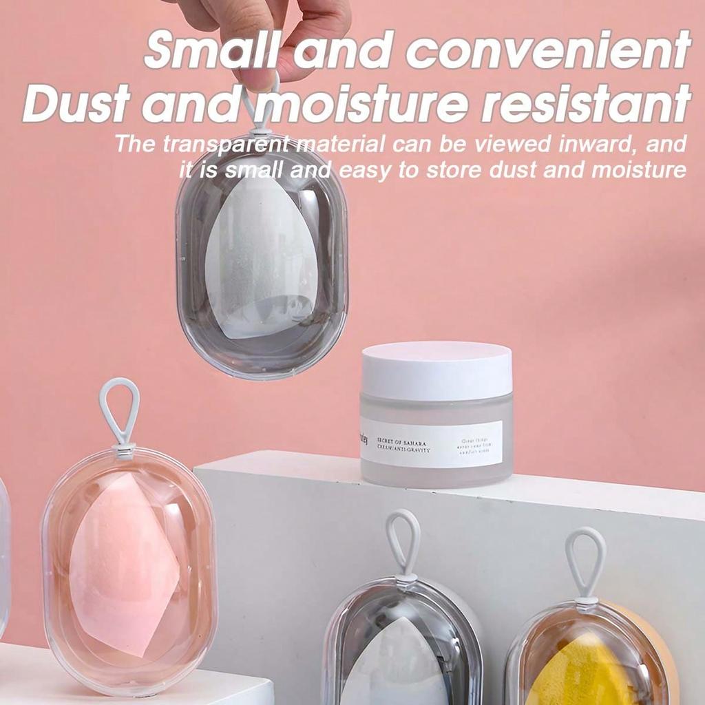 Gatuida Makeup Sponge Holder Puff Storage Box for Easy Organization Compact Design for Makeup and Giving