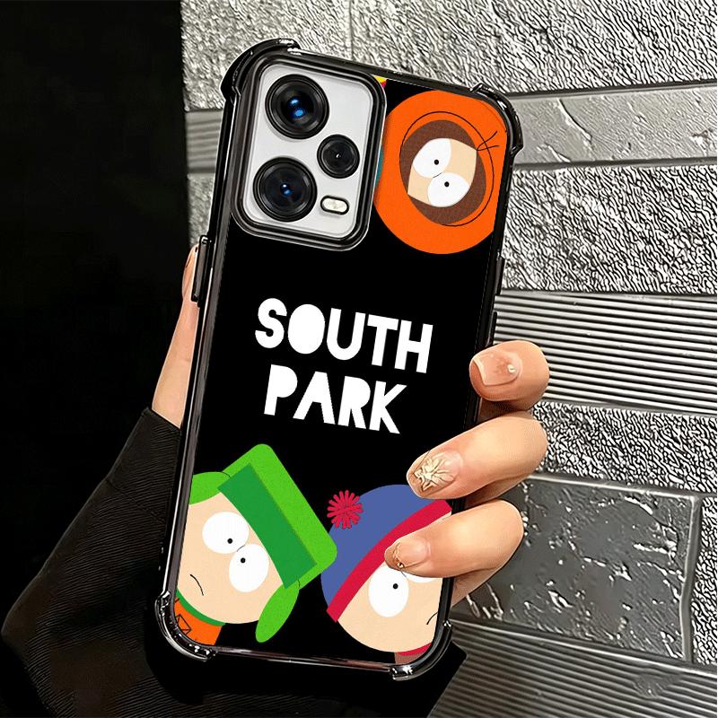 Cartoon S-South P-Parkes Soft Phone Case For Xiaomi Redmi Note 14 15 Pro Plus 13 12 11S 11T 5G 10 9S 9 Plating Anti-Fall Fundas