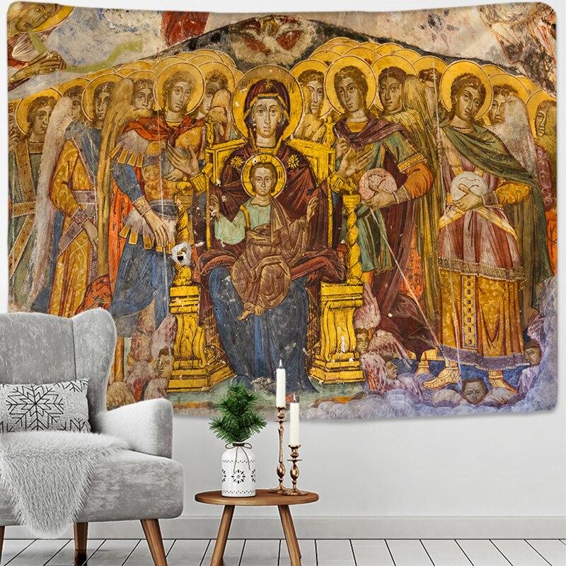 611CESHI Agățat Hristos Isus Tapiserie Artă Cămină Cămină CESHI Art Home Decor CESHI DecorCESHI