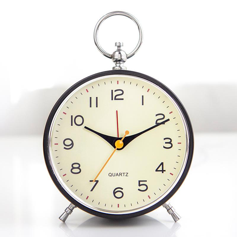 

Прикроватные часы Светящиеся Маленький будильник Спальня мальчика и девочки Прикроватные часы Секундная стрелка Бесшумный будильник .