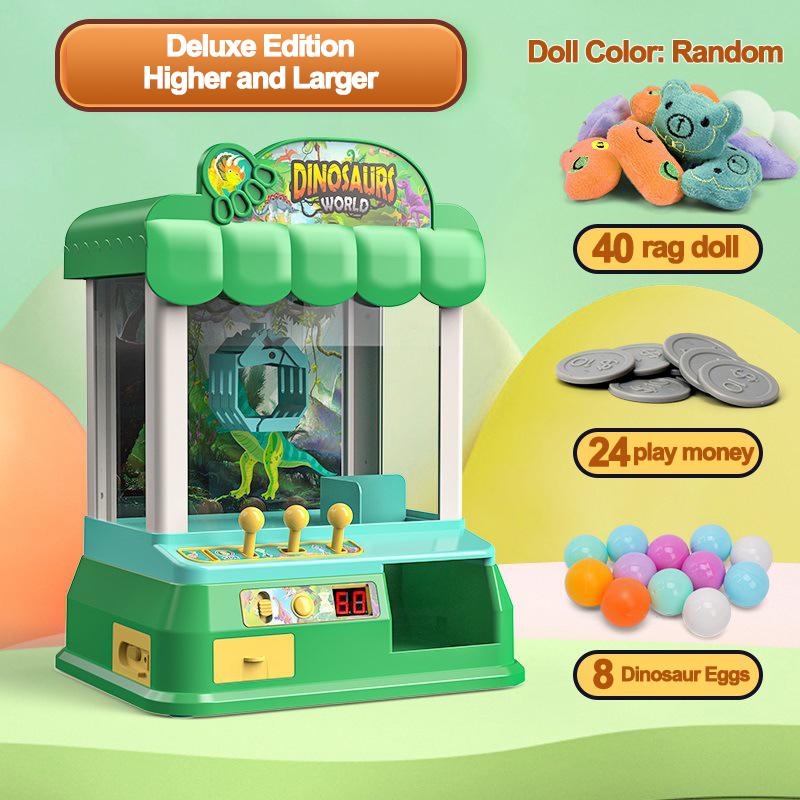 Children's Doll Grabbing Machine, Small Household Mini Clip Doll, Large Coin Twist Machine