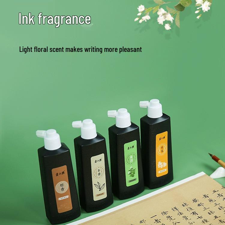Floral Scented Calligraphy Ink Stick, 250g - Ideal for Small and Medium Script & Chinese Painting.